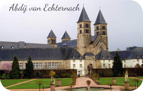 Abdij van Echternach gesticht door Willibrord